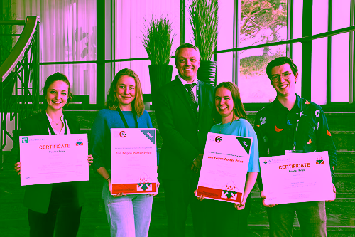Poster prize winners ESCDD2024 - photo Lucien Kroon